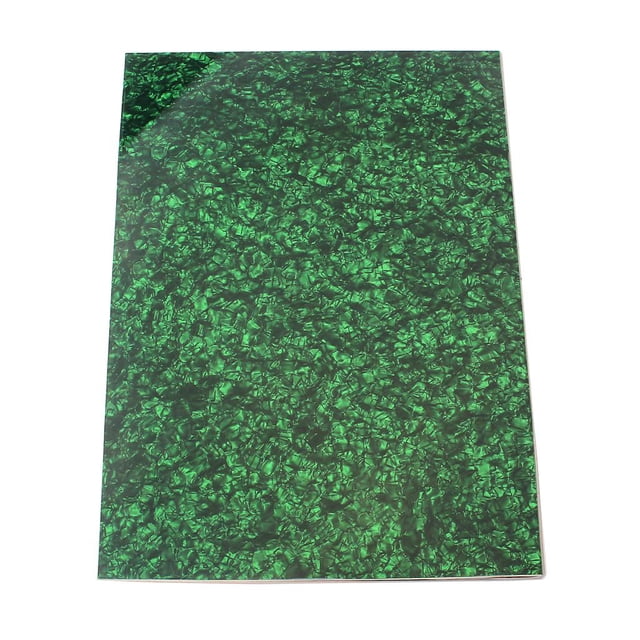 de 3 capas Guitarra antiarañazos Material Verde shamjiam Guitar Pickguard en blanco