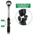 thumbnail image 3 of Restmo  Watering Wand Heavy Duty, Metal Garden Hose Wand with 10 Spray Patterns, 15-Inch Long Hose Nozzle Sprayer with Thumb Flow Control, Ideal to Water Hanging Baskets and Shrubs, 3 of 9