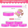 thumbnail image 2 of Uxcell Paper Wristbands for Events Party Wrist Bands Colored Waterproof Concert Identification Wristbands Hand Bands Fluorescent Purple, 2 of 7