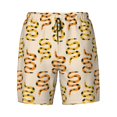 thumbnail image 4 of Lsque Mens Swim Trunks Hand Drawn Snake Pattern - Bathing Suit Compression Liner - Beach Swim Shorts Swimwear - (S-3XL) - Stretch Quick Dry -Large, 4 of 9