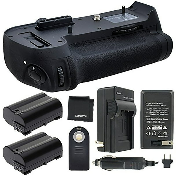 battery grip bundle f nikon d800 d810 includes mb d12 replacement grip 2 pk en el15 long life batteries charger more