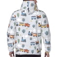 thumbnail image 7 of Sikiie Trains And Cactuse Men's Hoodie, Essentials Hoodie, Sweatshirt, Pullover Hooded Sweatshirt for Men-3X-Large, 7 of 7