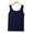 Blue, variant on qelini Tank Top Gym Men Big and Tall Long Vest Top Crewneck Sleeveless Shirt Vest Solid Color Cloths