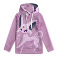 thumbnail image 5 of Espeon Hoodie with Pocket Cartoon Anime for Boys Girls Teens Gift, 5 of 6