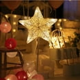 thumbnail image 4 of Fankiway Led Decorative Lamp Small Table Lamp Modeling Lamp Diy Rattan Star Night Light, 4 of 9