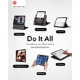 thumbnail image 3 of Funda para iPad Air de 13 pulgadas ESR Shift Series con soporte negro, 3 of 9