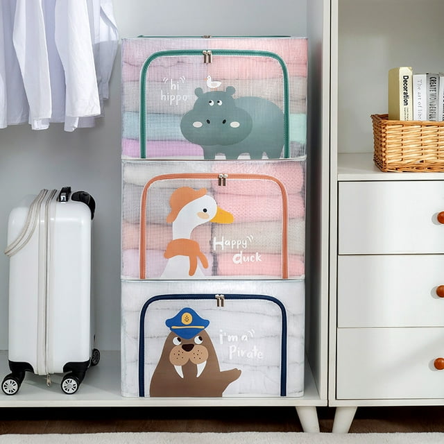 Seasonal Quilt Storage Case Household Basket Large Capacity Folding Bag Finishing Case Storage Box