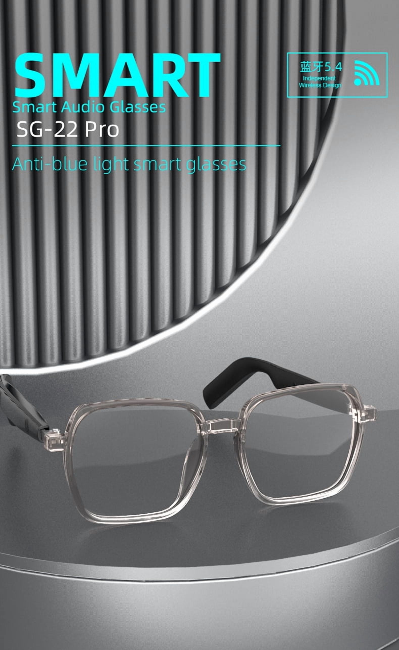 Smart sunglasses, Bluetooth glasses, wireless high-definition UV protection lens glasses, waterproof speakers, music listening and speaking sunglasses