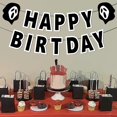 thumbnail image 2 of Halloween Horror Movie Happy Birthday Banner Halloween Scary Movie Birthday Party Decorations Killer Birthday Banner Telephones Ghost Garland for Halloween Movie Night Birthday Party Decor Supplies, 2 of 7