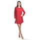 thumbnail image 5 of Vestido de mangas con relieve Roman Fashion Juvenil 3823 Rojo CH, 5 of 5