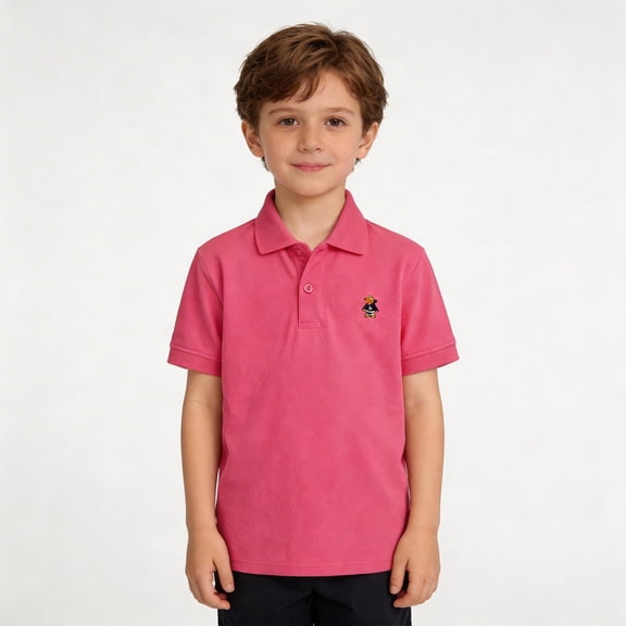 WELOIJEVBE Toddler Boy's Short Sleeve Polo Shirts Summer Active Performance Tops for Kid Classic Collared Neck Boys Button down 12-18 Months Boy Clothes