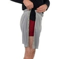 thumbnail image 4 of Post Medical Surgery Specialize Tearaway recovery shorts Pant for men & women Color: Gray/Men, Size: Large, 4 of 6