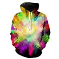 thumbnail image 1 of Sudaderas con capucha de primavera y otoño para hombre y mujer, suéter de manga larga con estampado 3D de salpicaduras de polvo, tie dye, para niño y niña, 1 of 4