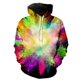 thumbnail image 1 of Sudaderas con capucha de primavera y otoño para hombre y mujer, suéter de manga larga con estampado 3D de salpicaduras de polvo, tie dye, para niño y niña, 1 of 4