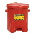 thumbnail image 2 of Eagle Mfg Oily Waste Can, Polyethylene, 6 gal, Red 933FL, 2 of 3
