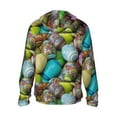 thumbnail image 3 of Daiia Easter Egg1 UPF 50+ Sun Protection Hoodie Jacket Lightweight Long Sleeve Sun Shirt for Women Men with Pocket Hiking Outdoor-X-Large, 3 of 9