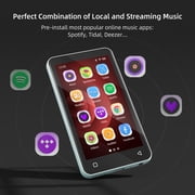 innioasis 80GB Kids MP3 Player with Bluetooth and WiFi, Preinstalled Spotify, Spotify Kids, Audible, 4.0 Music Player with Parental Controls, Up to 1TB (White+ Sky-Blue)