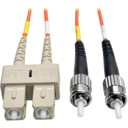 UPC: 0037332134806 | Tripp Lite 2M Duplex Multimode 50/125 Fiber Optic Patch Cable SC/ST 6 6ft 2 Meter