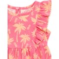 Newborn Light Pink Loose Sweater Romper - Wonder Nation main image 1