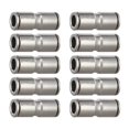 thumbnail image 3 of 10Pcs Air Tube Nickel Plated Brass Hose Connector Metal Pneumatic Connection Pu8, 3 of 9