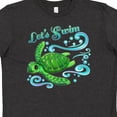 thumbnail image 4 of Inktastic Lets Swim Cute Sea Turtle Youth T-Shirt, 4 of 5