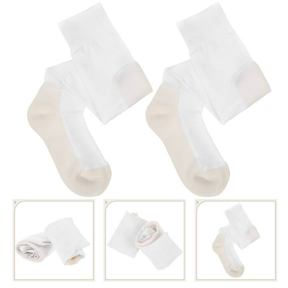 CIMAXIC 1 Pair White Fencing Socks for Men with Anti Slip Performance