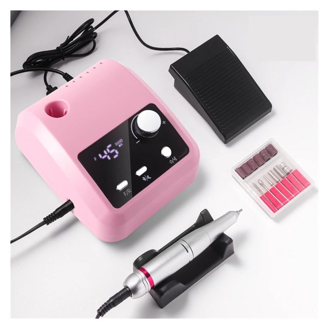 45000RPM Nail Drill Machine Cutters Professional Electric Nails Sander File for Gel Nails Polishing ,Widely Use