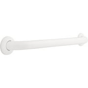 Safety First 1-1/2" Diameter Concealed Mount Grab Bar, White