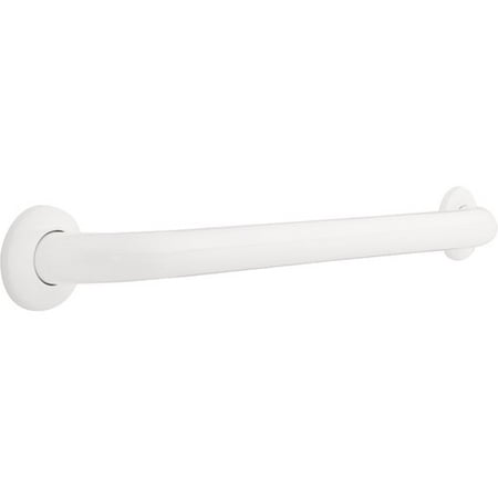 Safety First 1-1/2" Diameter Concealed Mount Grab Bar, White