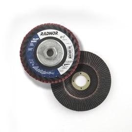 

Radnor by Norton 4 1/2 X 5/8 - 11 60 Grit Type 27 Flap Disc (10 Pack)