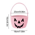 thumbnail image 3 of Halloween Candy Basket,Woven Design Candy Storage Basket With Handle for Party Gift Home, 3 of 6