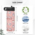 thumbnail image 4 of Fotbe Girl Rabbit Pattern 18oz Sports Insulated Kettle Stainless Steel Sports Insulated Kettle For Running Hiking Cycling Climbing Man'S Woman'S Water Bottle, 4 of 8