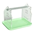 thumbnail image 1 of Percha de mesa para pájaros con bandeja abatible, soporte de entrenamiento para guacamayos, cacatúas y aves pequeñas y medianas. Accesorios de Verde, 1 of 7