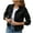 Black, variant on Women's Basic Button Downs Stretch Fitted Long Sleeves Denim Jean Jacket Women's Denim Jackets Trendy Trucker Jackets