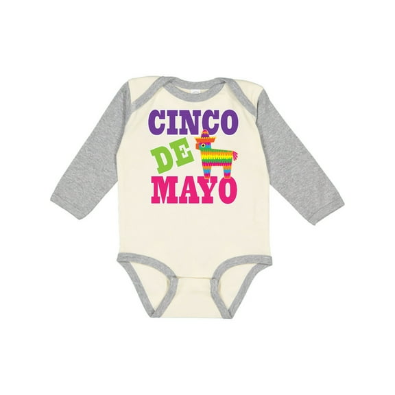 Inktastic Cinco De Mayo Cute Fiesta Pinata Boys or Girls Long Sleeve Baby Bodysuit