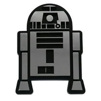 Star Wars dclswr2d2chrmcar Star Wars R2-D2 Chrome Car Emblem Stickers