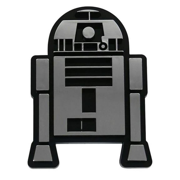 Star Wars dclswr2d2chrmcar Star Wars R2-D2 Chrome Car Emblem Stickers