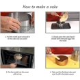 thumbnail image 4 of Adjustable Cake Mould Stainless Steel, Non-Stick Heat Resistant Dishwasher Safe Retractable Cake Ring Food-Grade Material For DIY Baking Mould Tool, 4 of 7