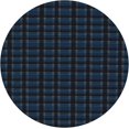 thumbnail image 3 of Round Fitted Tablecloth 52 Inch, Navy Blue Plaid Elastic Tablecloth for Round Tables Elastic Tablecloth Washable Table Covers Wipe Clean Table Cover for Dining Table, Buffet Parties and Camping, 3 of 8