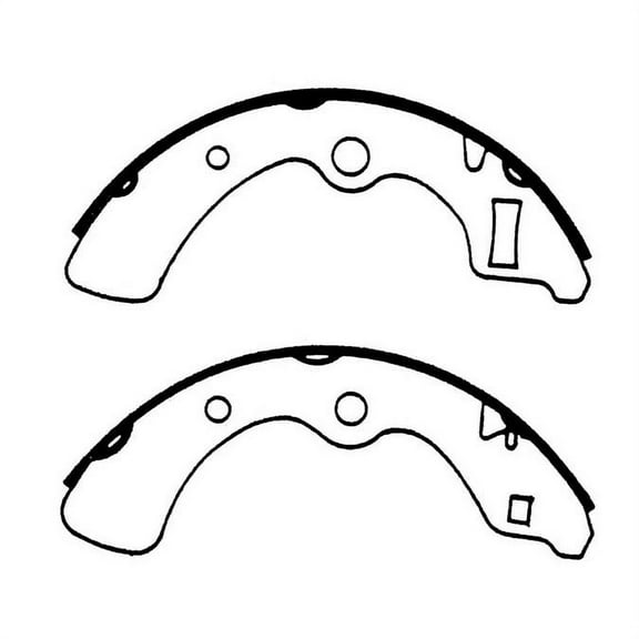 Centric Brake Shoe Set, #111-05360
