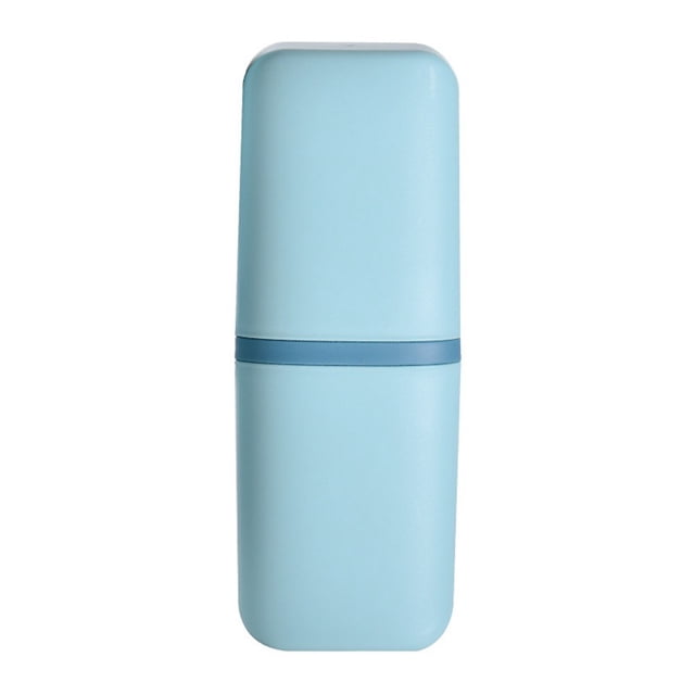 Bgsha Keep Your Toothbrush Clean and Organized with this Compact Toothbrush Holder Lightweight and Perfect for Outdoor Travel Blue