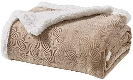 Louvre Sherpa Überwurf Decke Fleece kuschelig warm Überwurf für Stuhl, Sofa 50"x60" - Bild 8 von 8