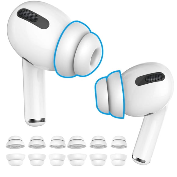 Almohadillas Delidigi para AirPods Pro 2 y AirPods Pro (6 pares)
