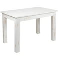 thumbnail image 2 of Flash Furniture HERCULES Series 46" x 30" Rectangular Antique Rustic White Solid Pine Farm Dining Table, 2 of 15
