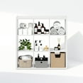 thumbnail image 6 of Furinno Cubic Open Back Multipurpose Clothing & Closet Storage Organizer Shelf, 9-Cube, White, 6 of 6