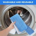 thumbnail image 4 of Microfiber Mop Pad for Rubbermaid Commercial 20 Inch Mop Head - 8 Pack Wet & Dry Commercial Cleaning Refills Reusable Mop Refills Fit for Any Microfiber Flat Mop System 18" to 21", 4 of 7
