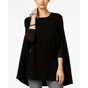 Alfani Petite Milano Cape Deep Black PL