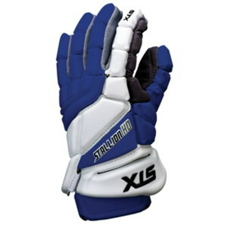 STX Lacrosse Stallion HD Gloves - Royal (Best Cheap Lacrosse Gloves)