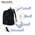 thumbnail image 5 of Casual Canvas Backpack Without Interlayer Large Capacity Stick Bag Design For Outdoor Shopping Office Outdoor Sports Argyle Plaid Darkturquoise_1 Medium, 5 of 7