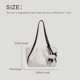thumbnail image 4 of Bolsos de mano casuales coreanos para mujer, bolsos y carteras de diseñador de lujo, novedad de 2024, en PU, adornos de dibujos animados, hombros fruncidos debajo del brazo, 4 of 5